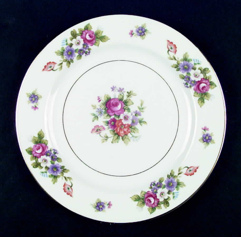 Dresden Rose Dinner Plate by Sango-1