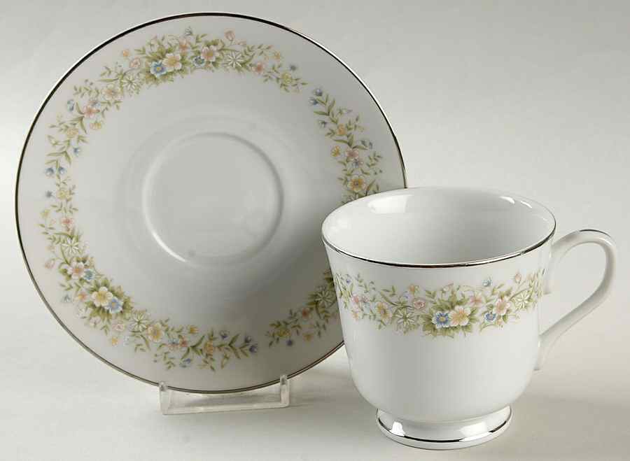 Dream Time Footed Cup & Saucer Set by Sango-1