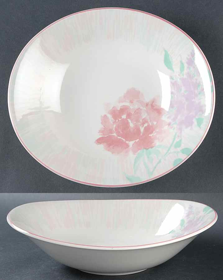 Embrace 10" Oval Vegetable Bowl by Sango-1