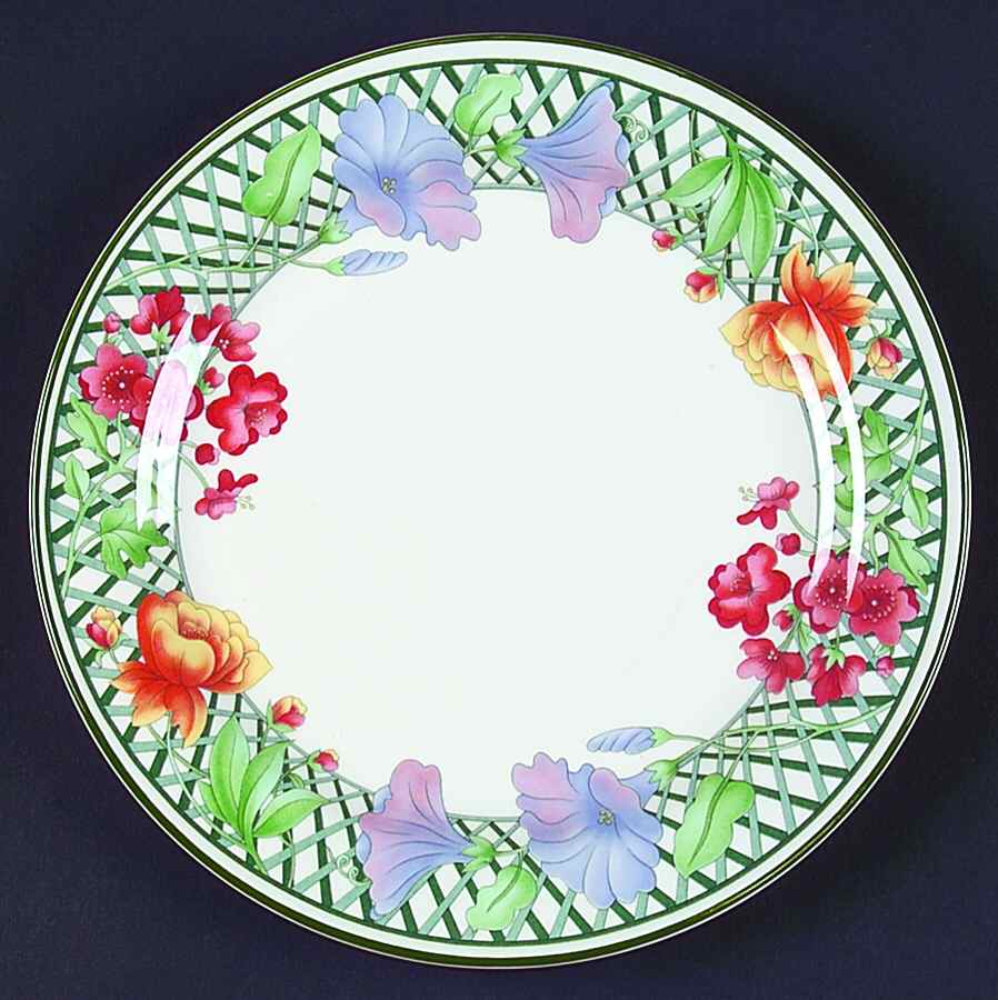 Emerald Garden Salad Plate by Sango-1