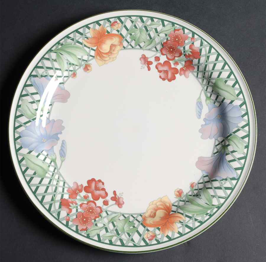 Emerald Garden 12" Chop Plate (Round Platter) by Sango-1
