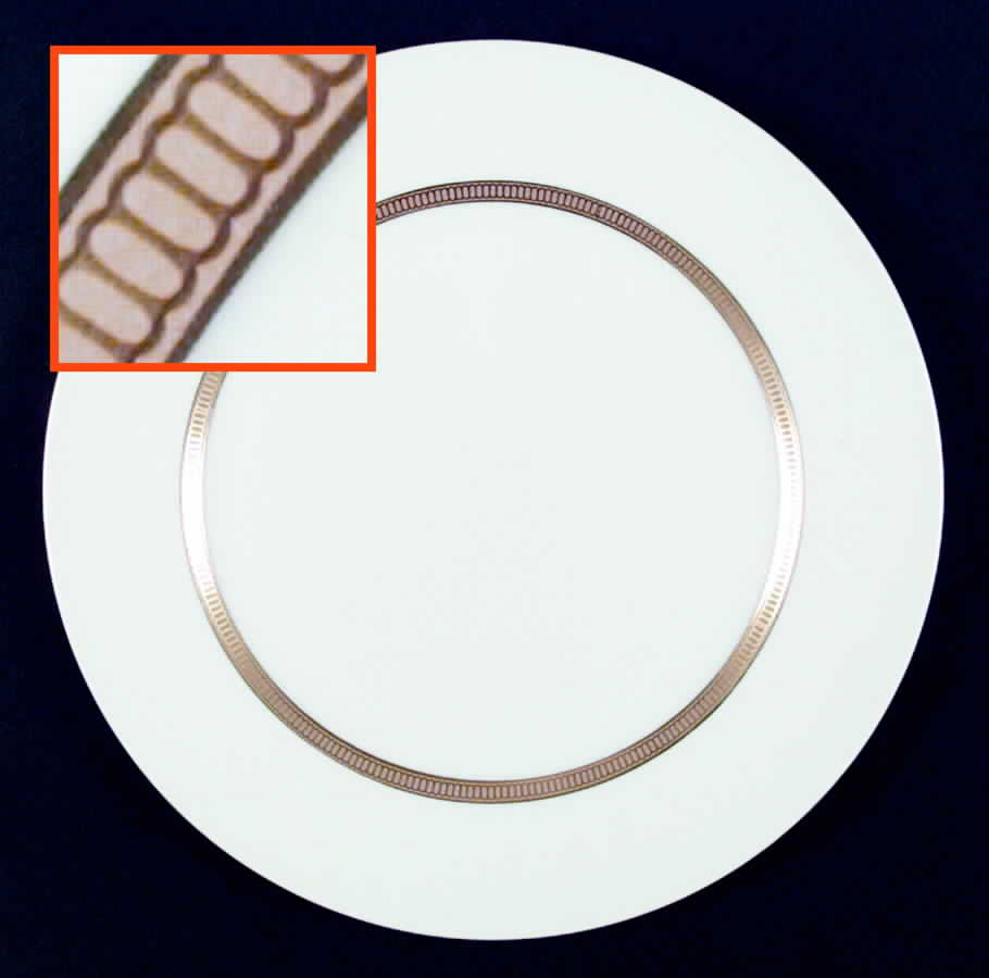 Empress (White with Gold Design) Dinner Plate by Sango-1