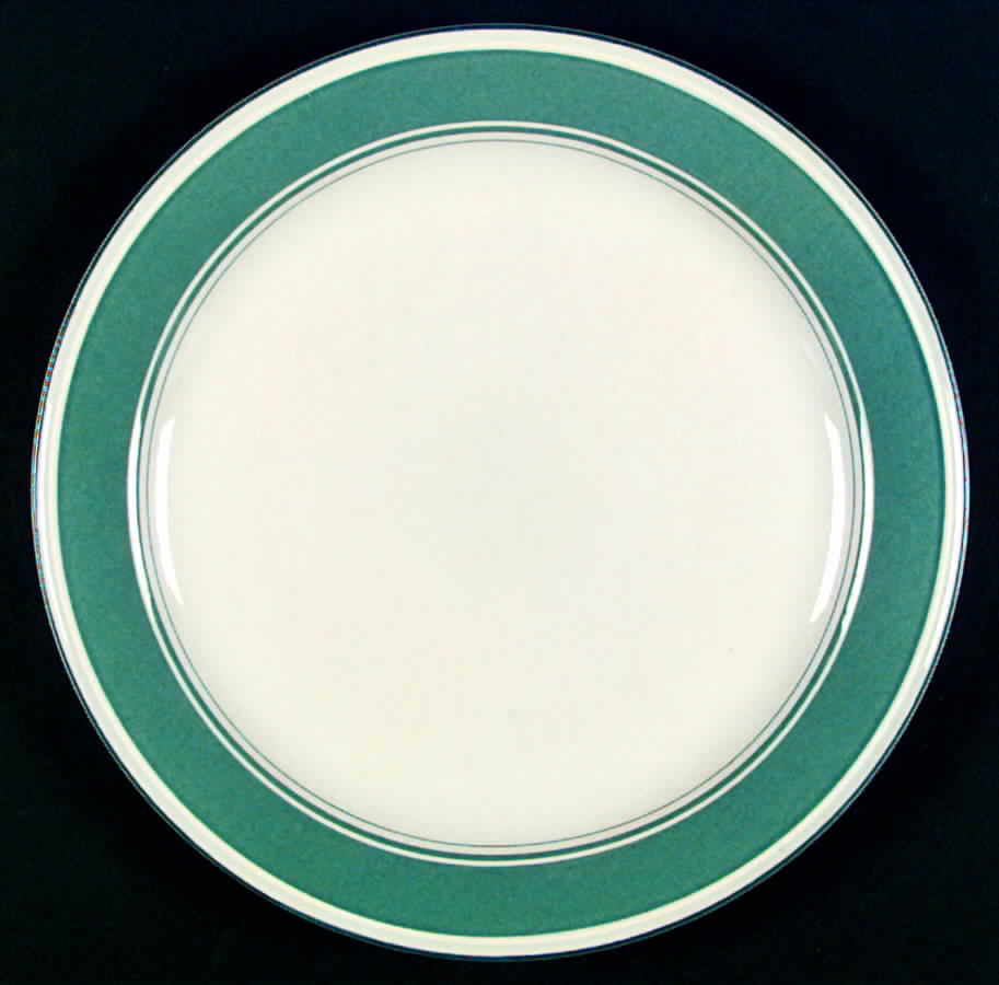 Enchantment Teal Green Dinner Plate by Sango-1