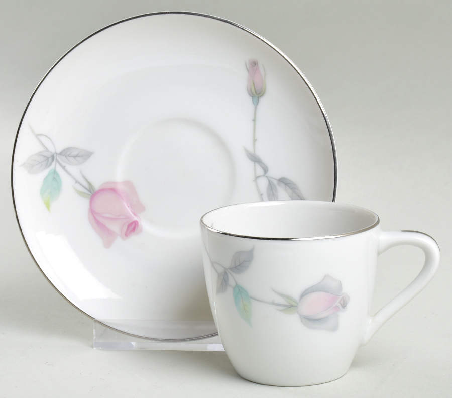 Etude Flat Demitasse Cup & Saucer Set by Sango-1