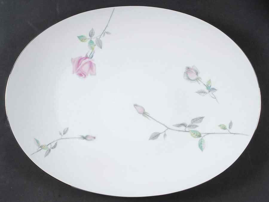 Etude 16" Oval Serving Platter by Sango-1