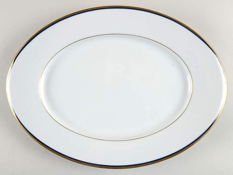 Fairfax 14" Oval Serving Platter by Sango-1