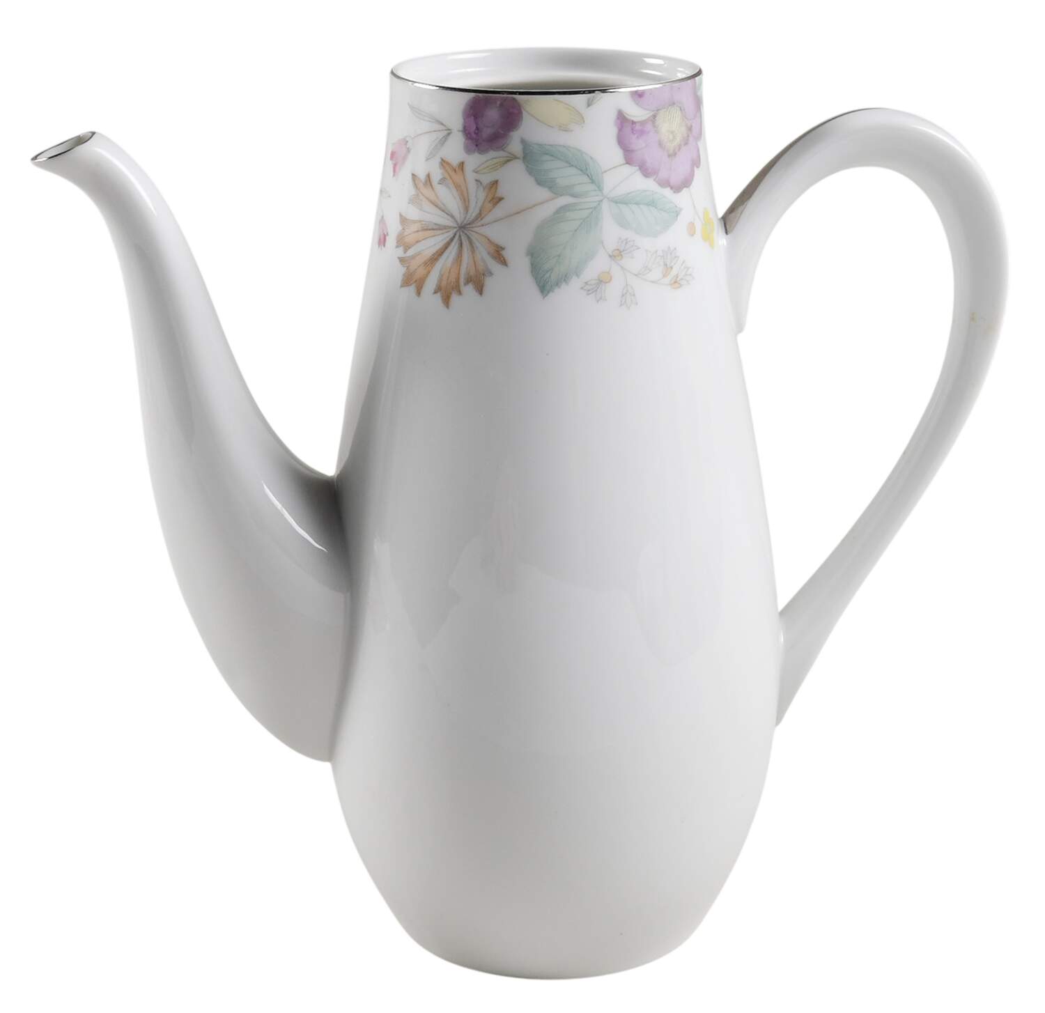 Fantasia (Platinum Trim) Coffee Pot No Lid by Sango-1
