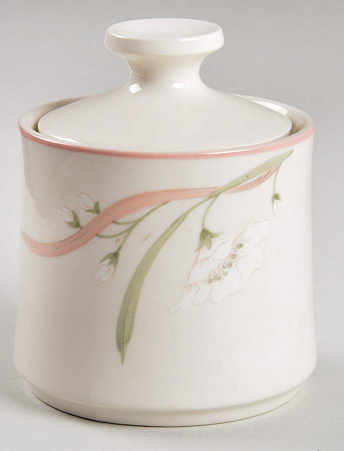 Fascination (Earthenware) Sugar Bowl & Lid by Sango-1