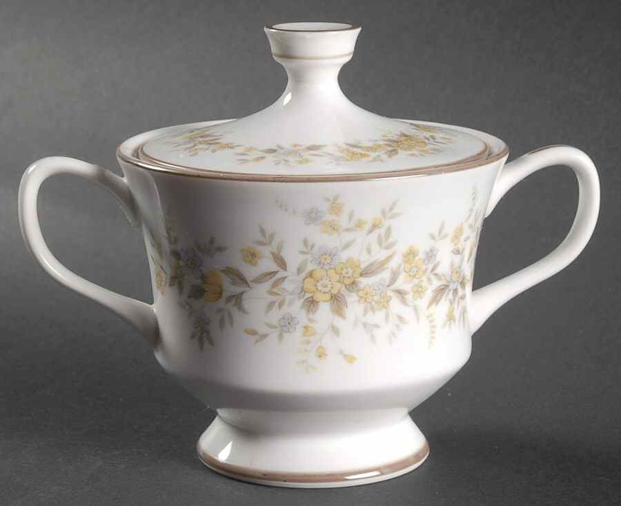 Fernwood Sugar Bowl & Lid by Sango-1