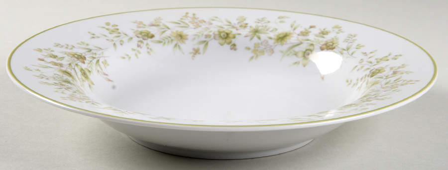 Field Flowers Rim Soup Bowl by Sango-1