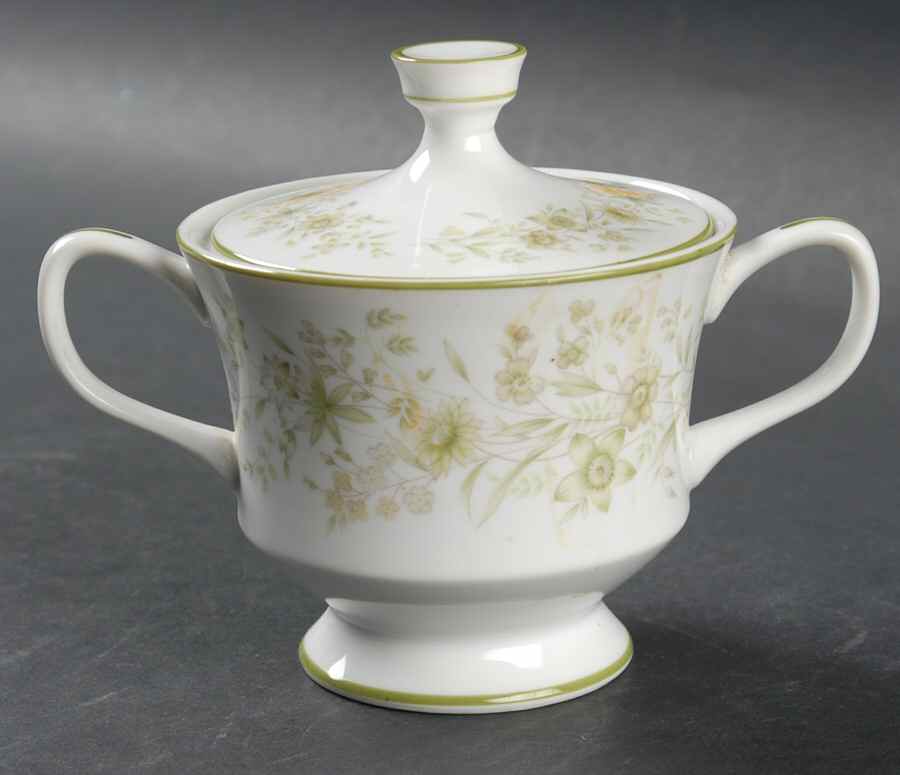 Field Flowers Sugar Bowl & Lid by Sango-1