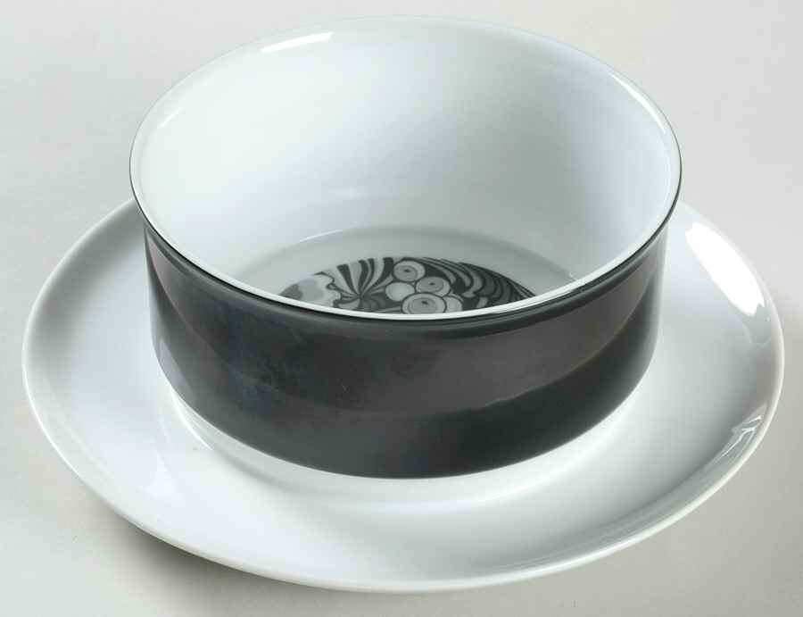 Figaro Gravy Boat with Attached Underplate by Sango-1