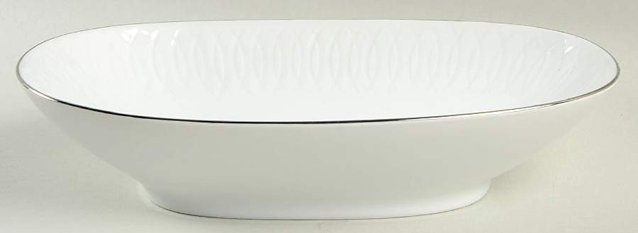 Finesse 11" Oval Vegetable Bowl by Sango-1