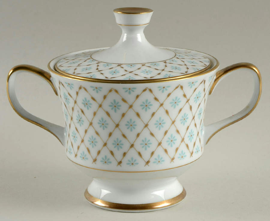 Firenza Sugar Bowl & Lid by Sango-1