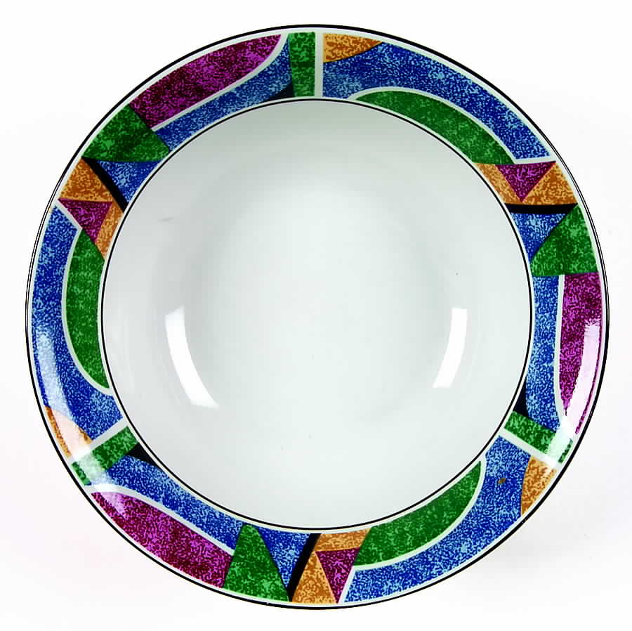 Flair (Made in Indonesia) 9" Round Vegetable Bowl by Sango-1