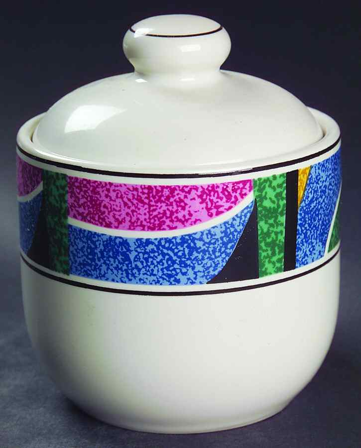 Flair (Made in Indonesia) Sugar Bowl & Lid by Sango-1