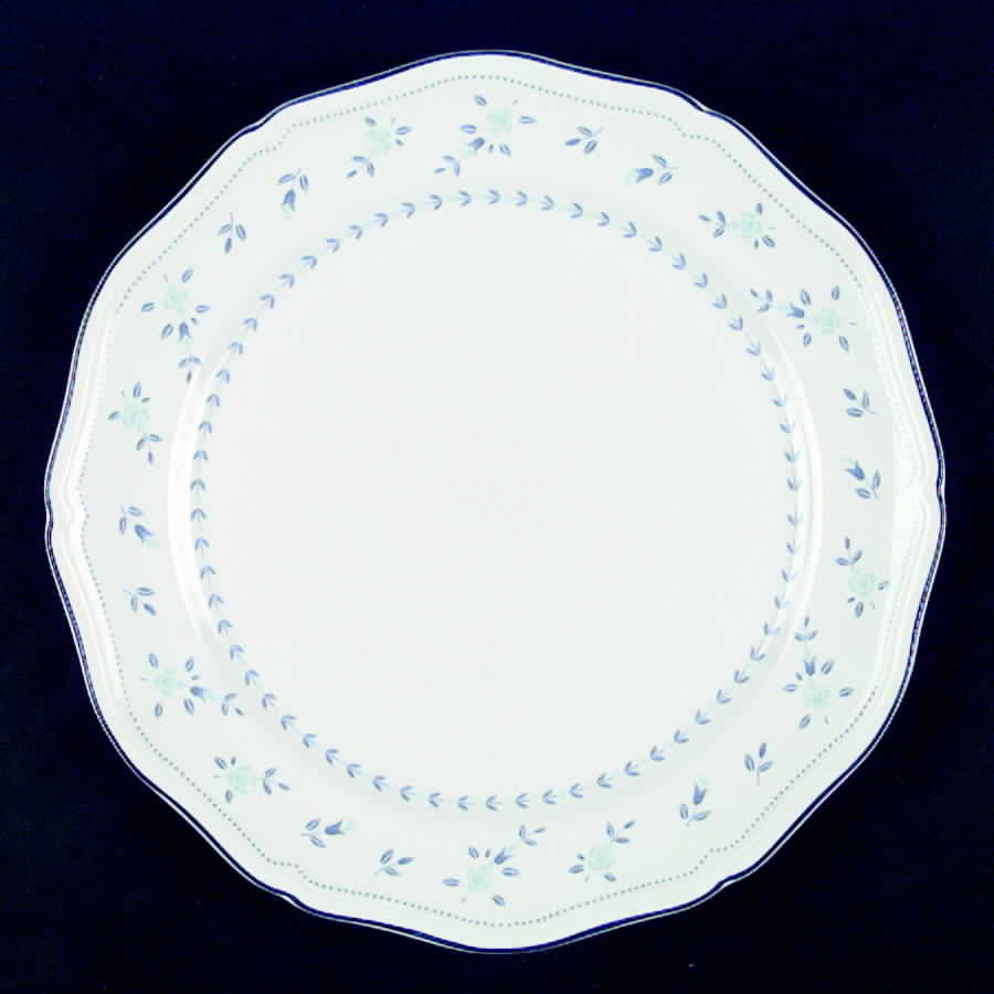 Fleur Blue Dinner Plate by Sango-1