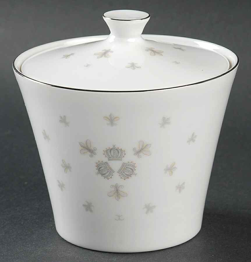 Fleurette Sugar Bowl & Lid by Sango-1
