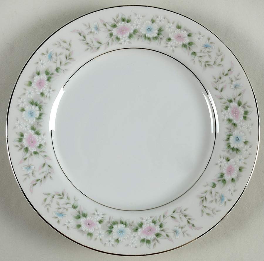 Flower Garden Salad Plate by Sango-1