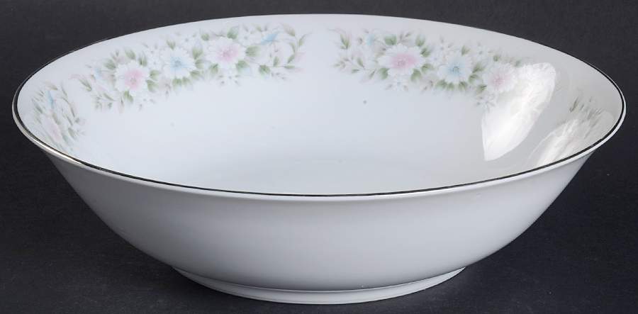 Flower Garden 9" Round Vegetable Bowl by Sango-1