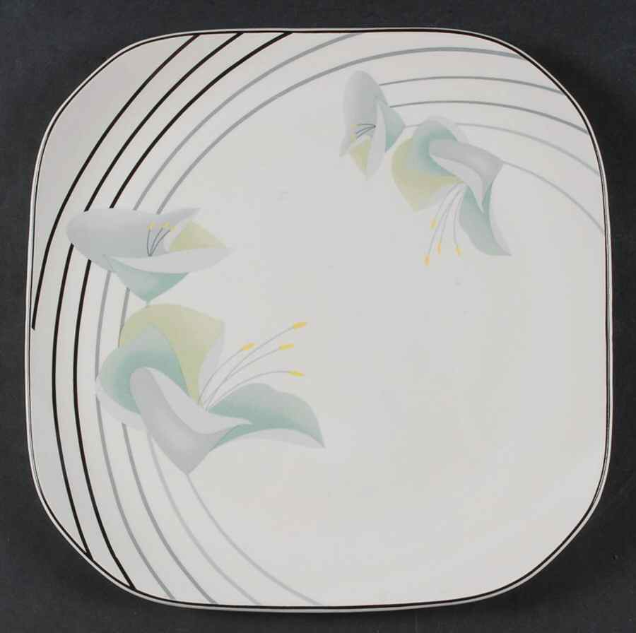 Fleur Nouvelle 11" Chop Plate (Round Platter) by Sango-1