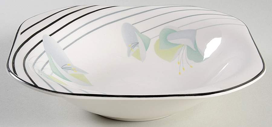 Fleur Nouvelle Coupe Soup Bowl by Sango-1