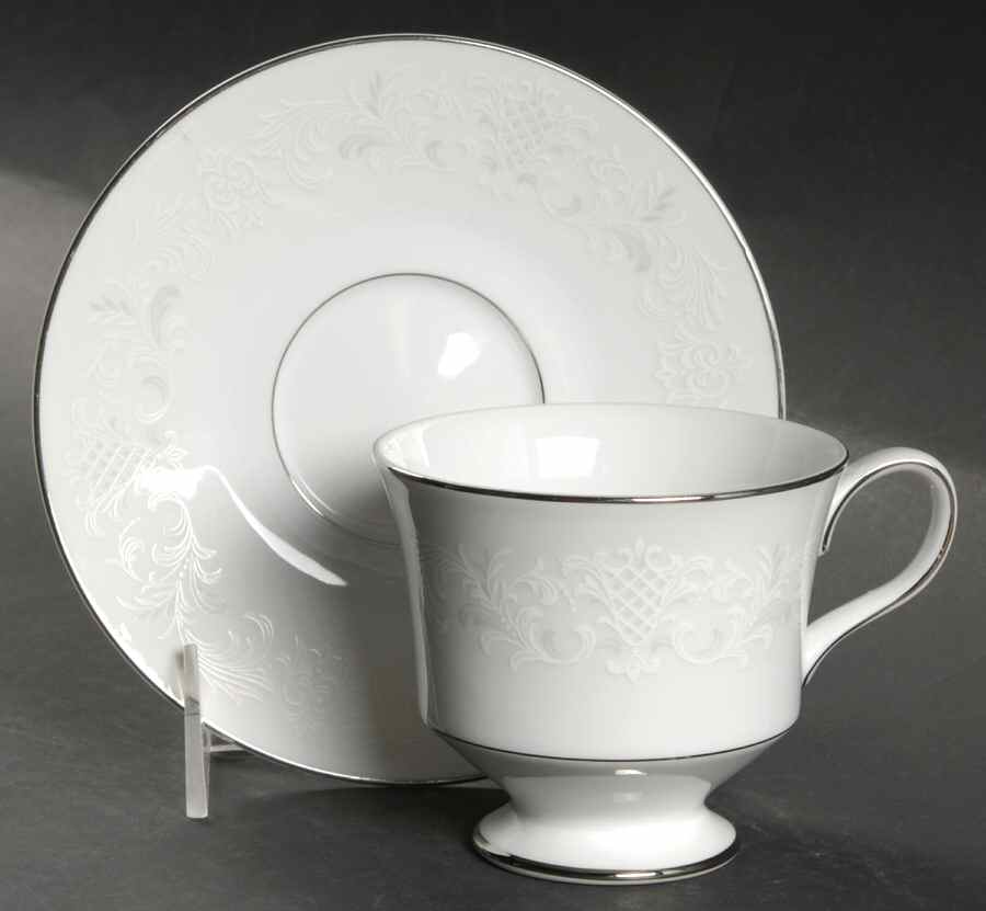 Florence Footed Cup & Saucer Set by Sango-1