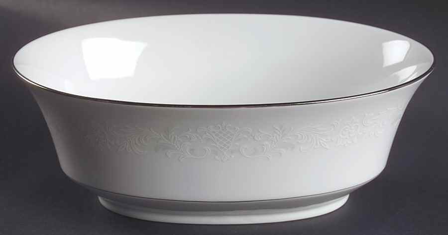 Florence 9" Oval Vegetable Bowl by Sango-1