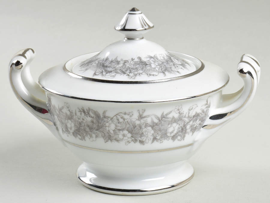 Florentine Sugar Bowl & Lid by Sango-1