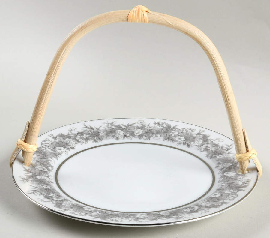 Florentine 5 3/8"-5 5/8" Bamboo Handled Serving Plate  HC by Sango-1