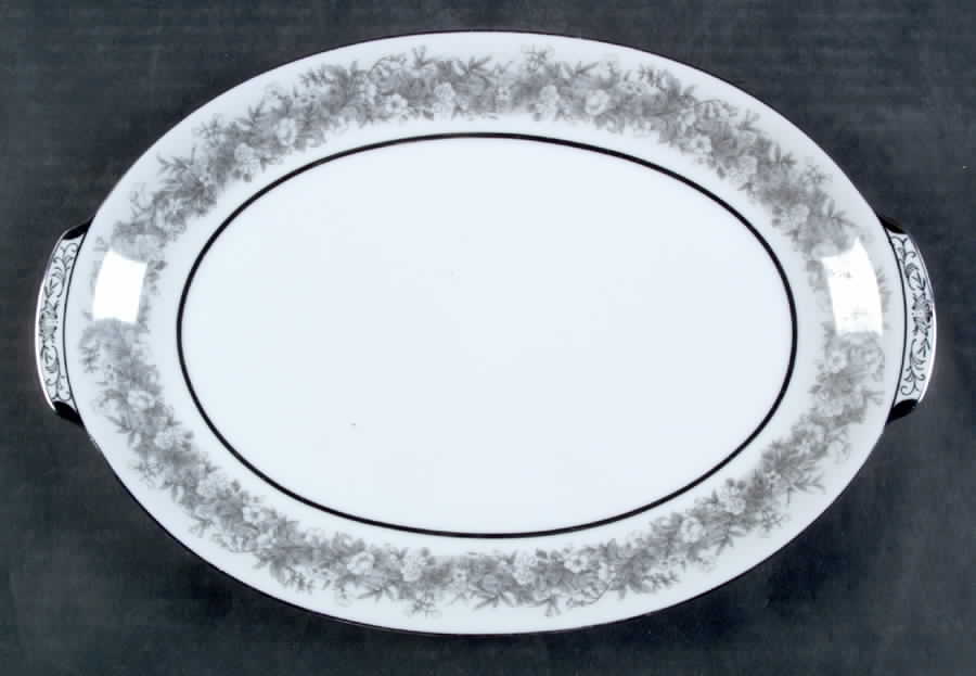 Florentine 12" Oval Serving Platter by Sango-1