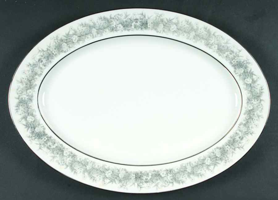 Florentine 16" Oval Serving Platter by Sango-1