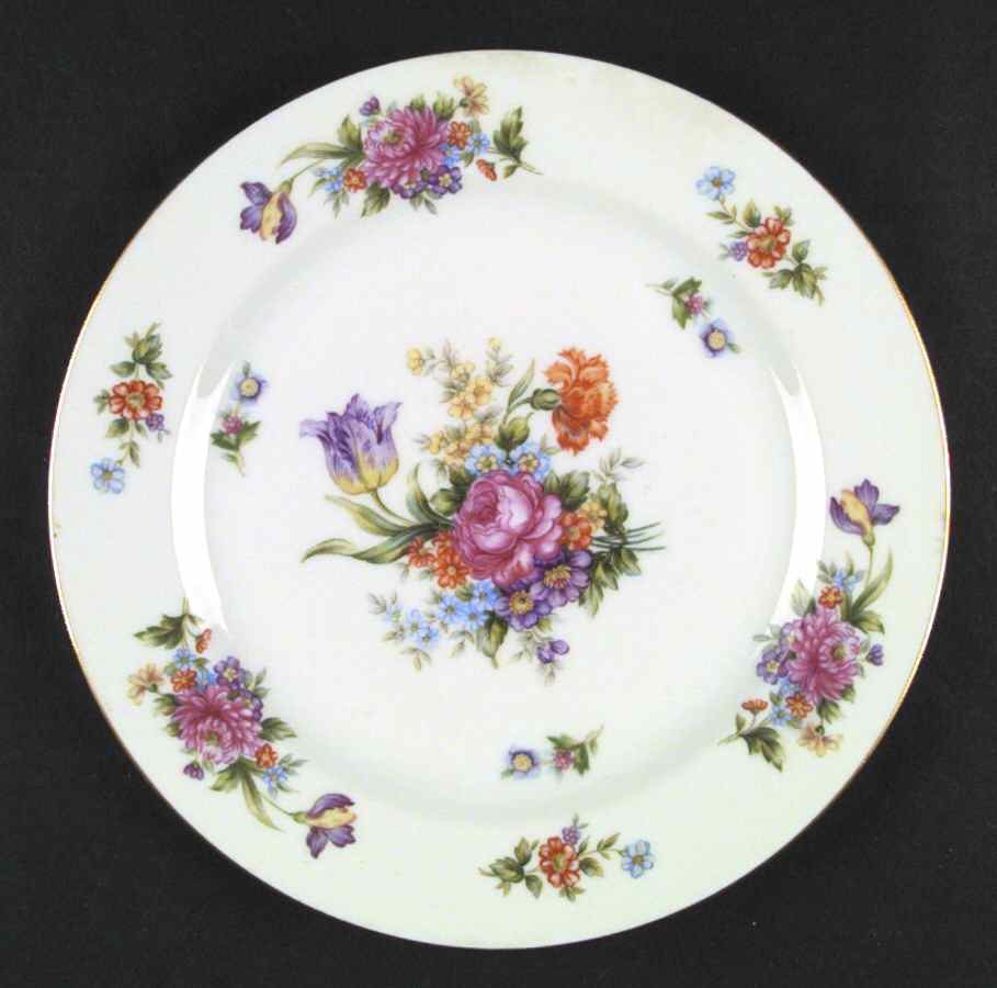 Floradel Dinner Plate by Sango-1