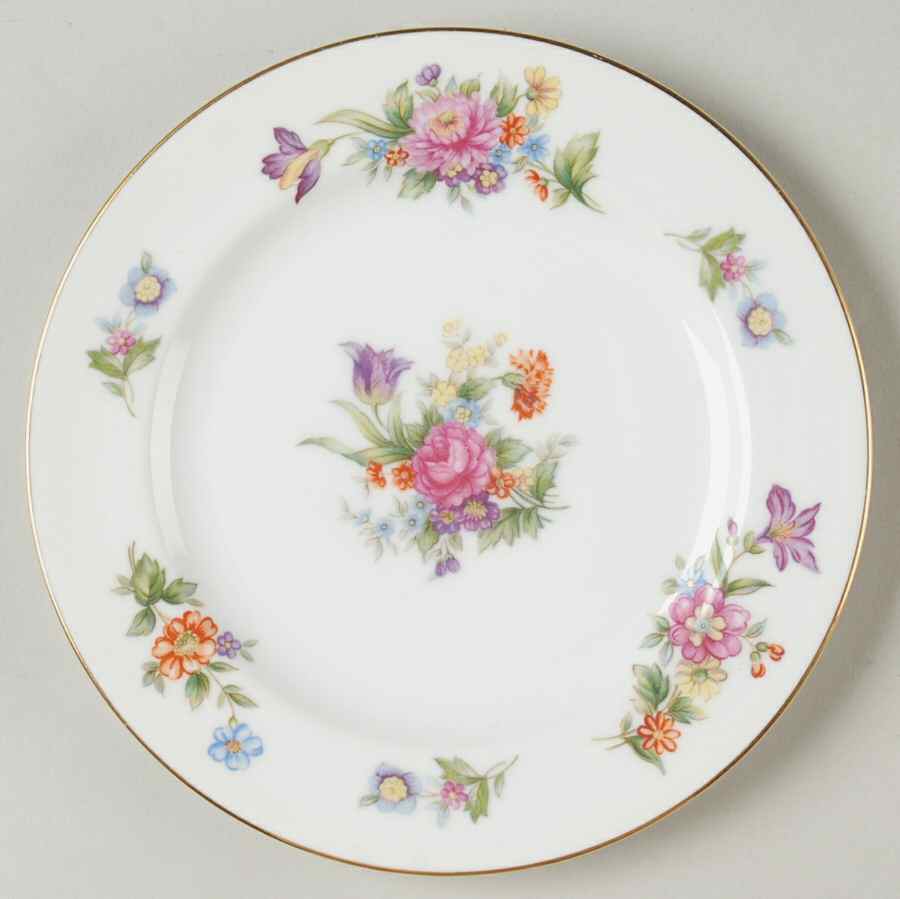 Floradel Bread & Butter Plate by Sango-1