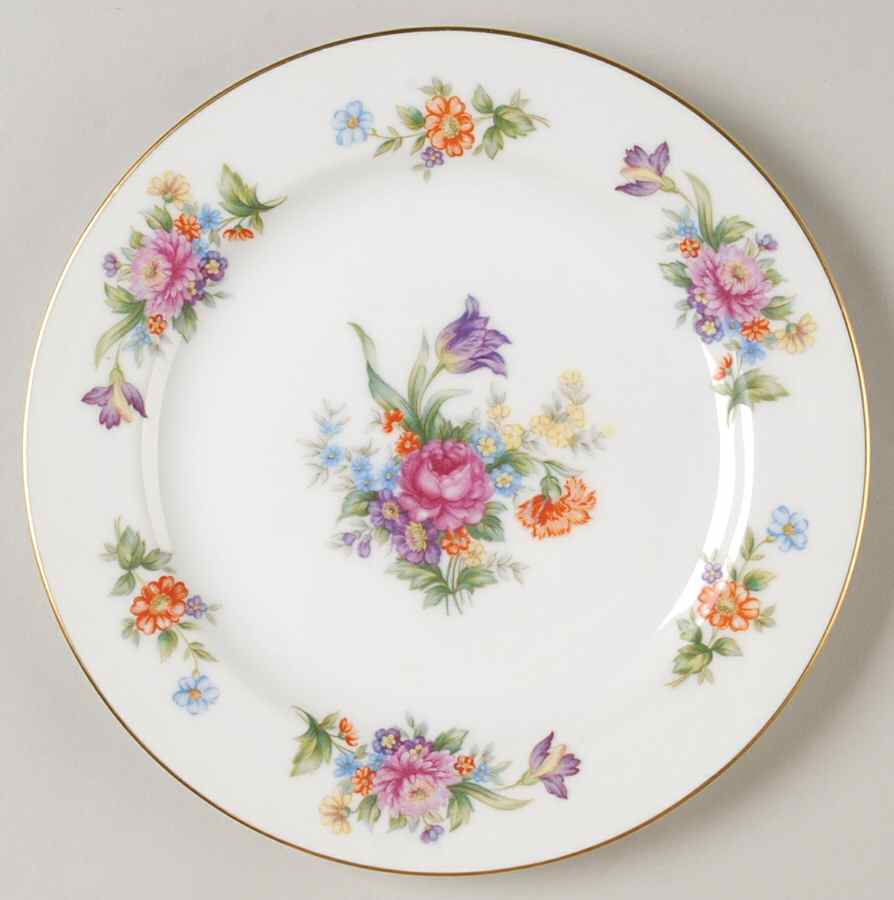Floradel Salad Plate by Sango-1