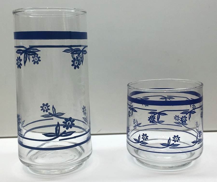 Forever Blue 8 Oz Glassware Old Fashioned by Sango-1