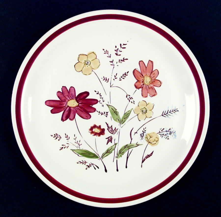 Forest Flower Dinner Plate by Sango-1