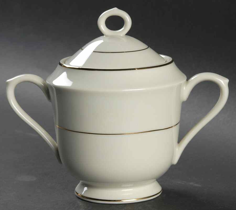 Forever (Gold Trim) Sugar Bowl & Lid by Sango-1