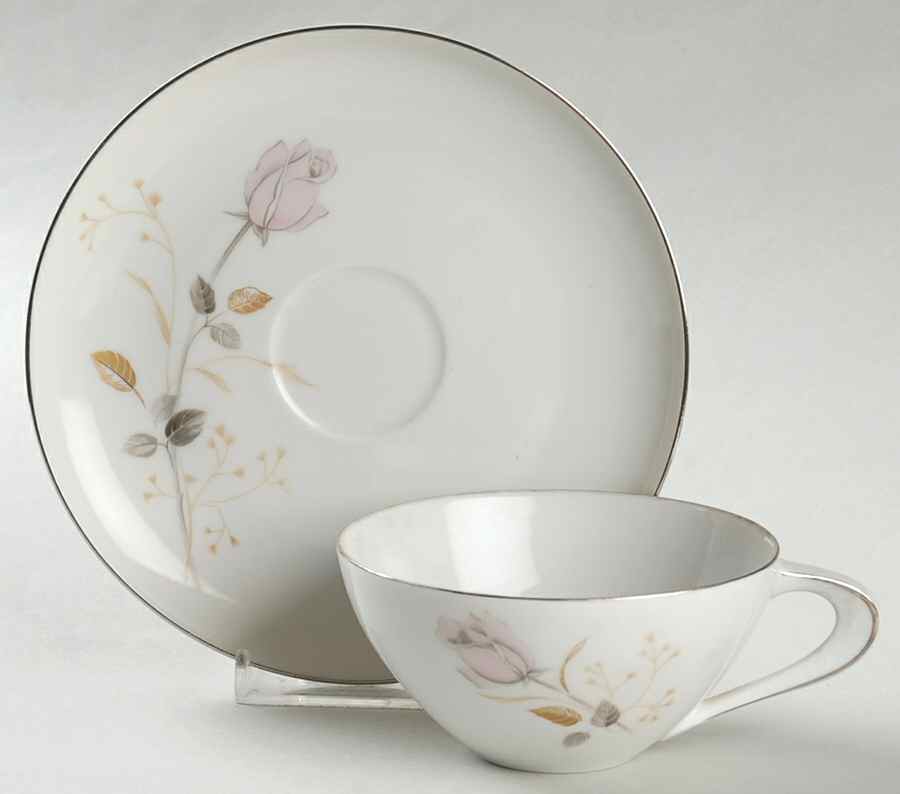 Francine Flat Cup & Saucer Set by Sango-1