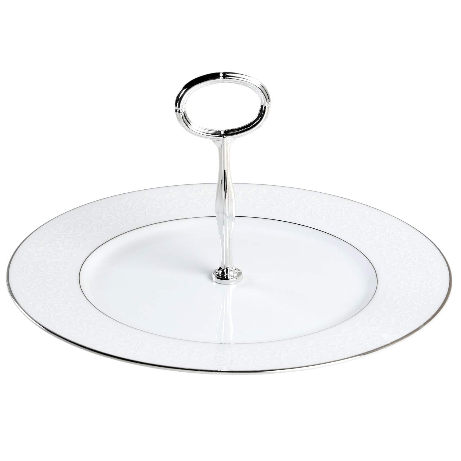 Fresco Round Serving Plate with Center Handle (Dp) Hc by Sango-1