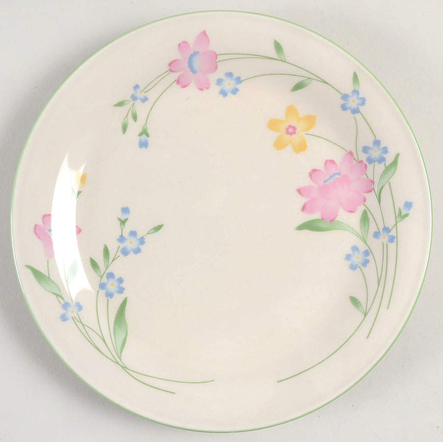 Fresh Flowers Salad Plate by Sango-1