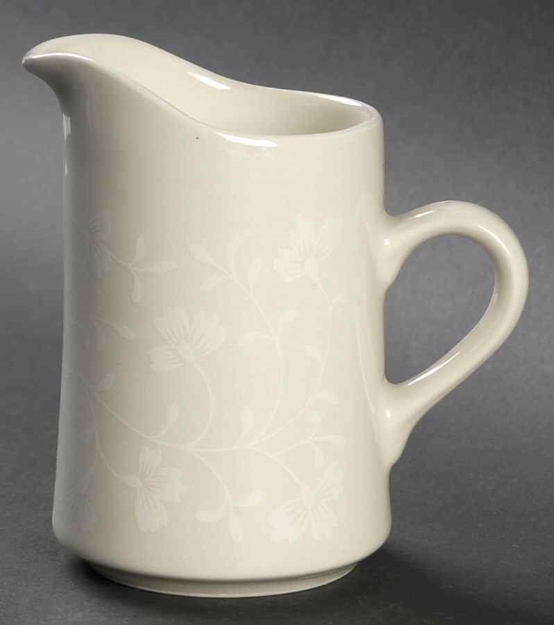 Fresh Flowers White Creamer by Sango-1