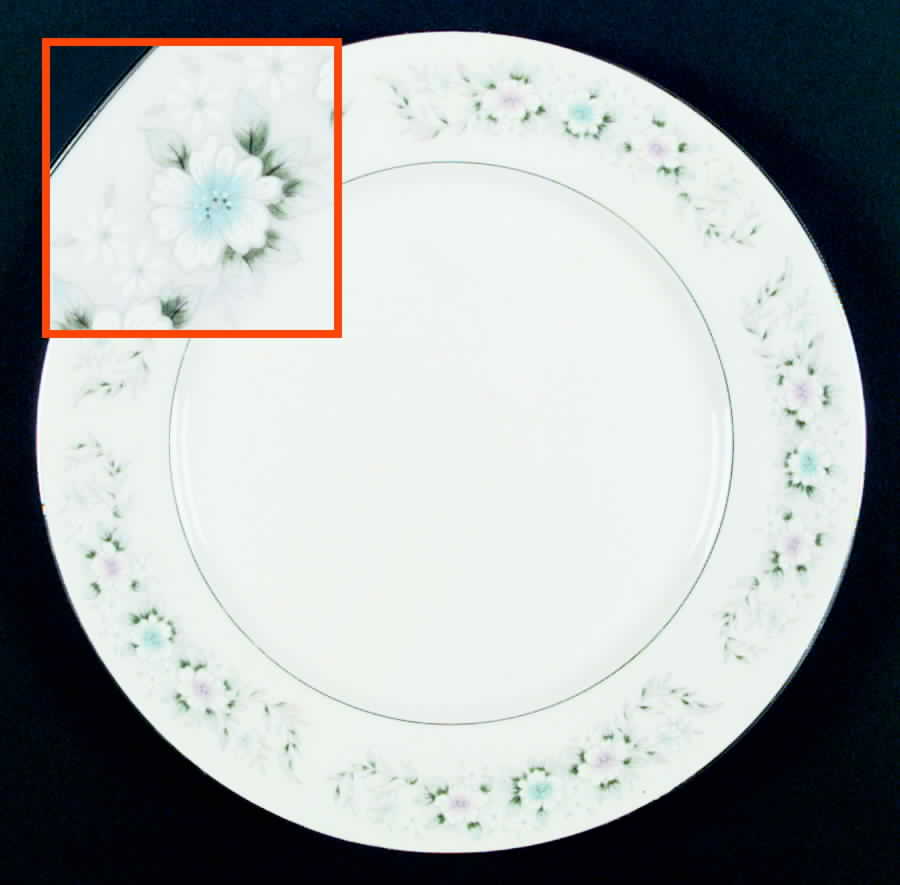 Garden Flower Dinner Plate by Sango-1