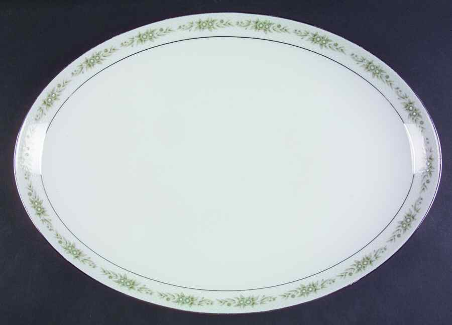 Garland 16" Oval Serving Platter by Sango-1