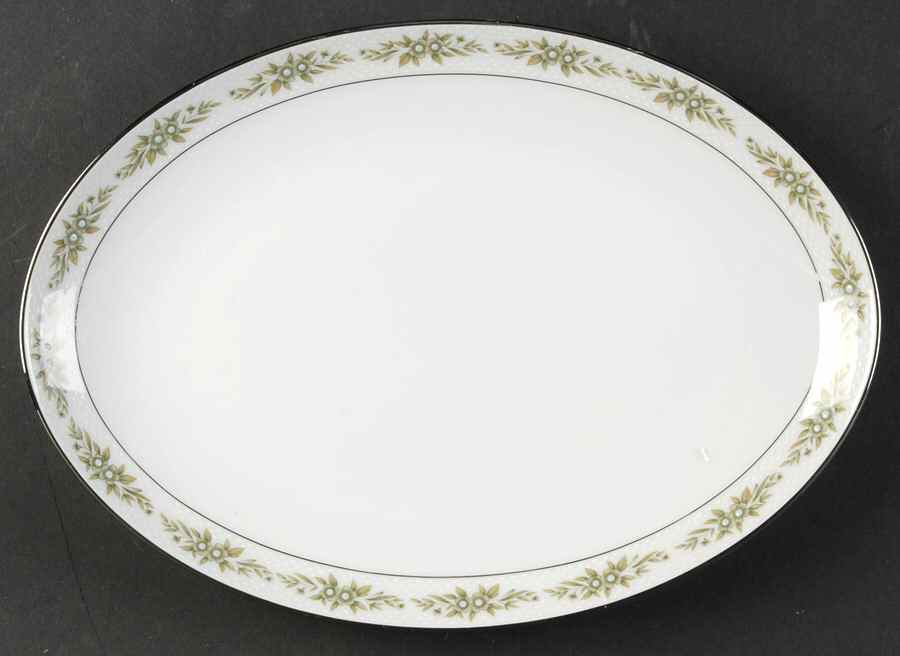 Garland 12" Oval Serving Platter by Sango-1