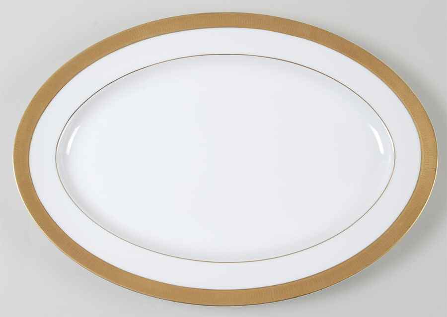 Georgetown 16" Oval Serving Platter by Sango-1