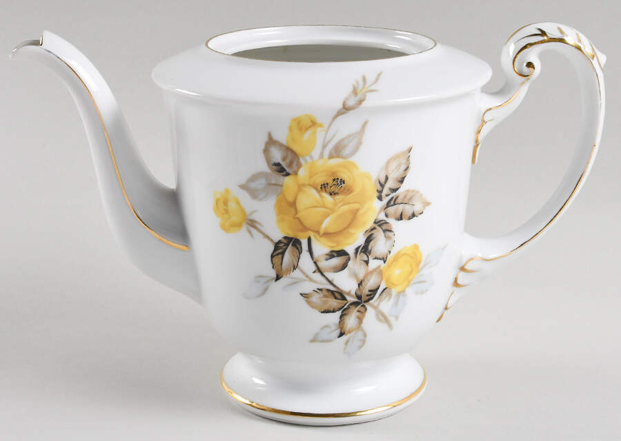 Georgianna (Rim) Teapot No Lid by Sango-1