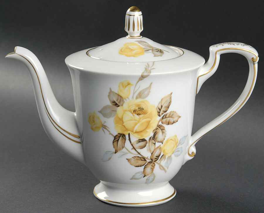 Georgianna (Rim) Teapot & Lid by Sango-1