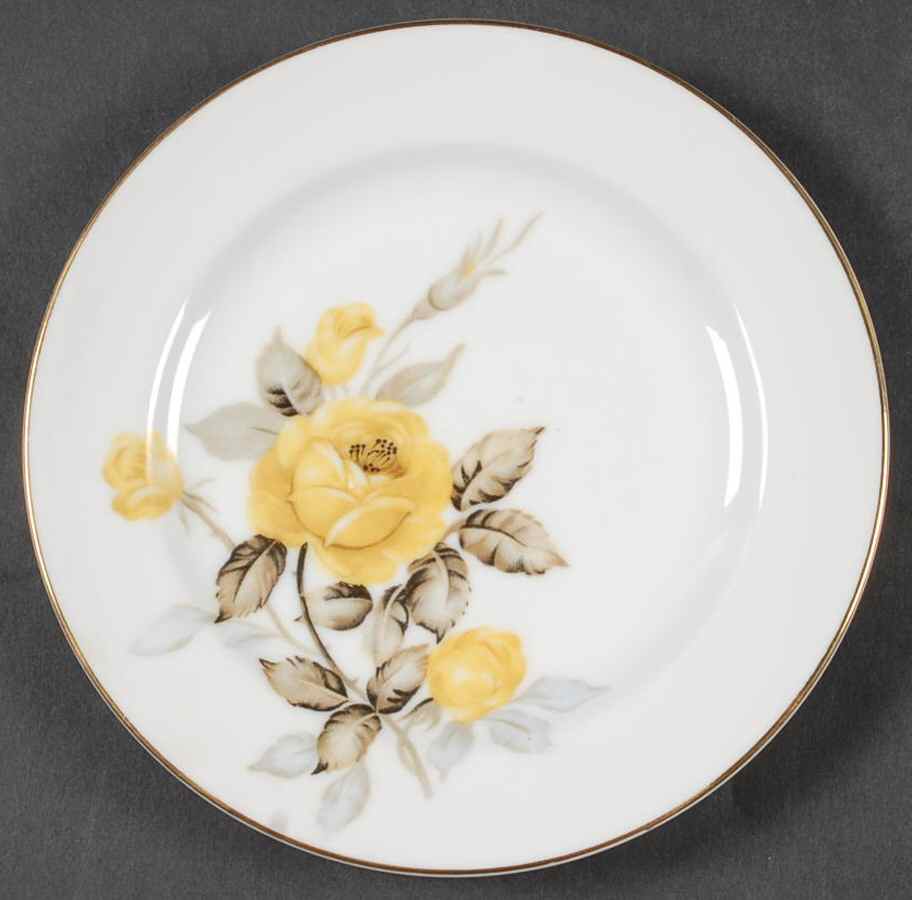 Georgianna (Rim) Bread & Butter Plate by Sango-1