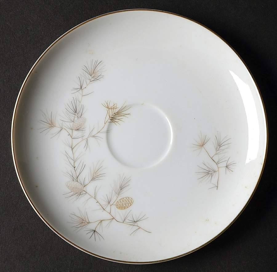 Golden Pine Saucer by Sango-1
